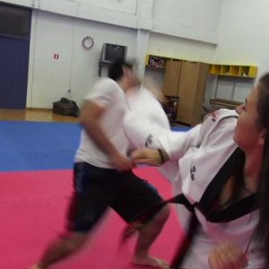 Iva kicking and selfdefence in dobok-0