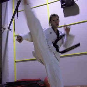 Maja taekwondo action-0