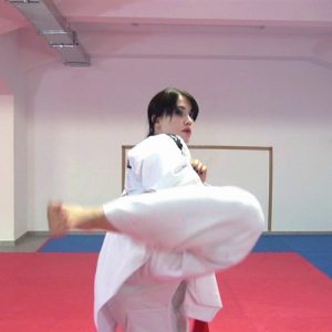 Angie taekwondo action-0